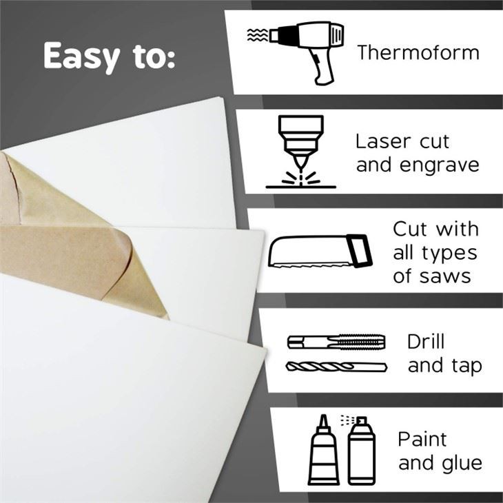 Cast White Acrylic Sheet(2)